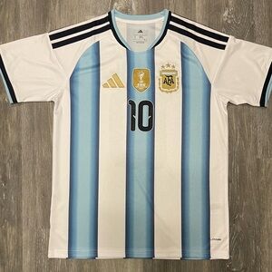 Messi Argentina 2026 World Cup Home Jersey Adidas #10